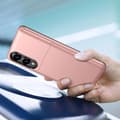 Miniatyrbillede 9 af 11: SKALO Samsung S25 Edge Armor Kortholder Cover - Sort