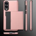 Miniatyrbillede 11 af 11: SKALO Samsung S25 Edge Armor Kortholder Cover - Sort