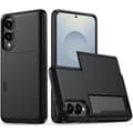 Miniatyrbillede 1 af 11: SKALO Samsung S25 Edge Armor Kortholder Cover - Sort