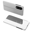 Pikkukuva 1 / 7: SKALO Samsung S25 Edge Clear View Lompakkokotelo - Hopea