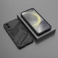 Miniatyrbillede 6 af 6: SKALO Samsung S25 Edge Armor Hybrid Punk Cover - Sort