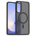 Pikkukuva 1 / 6: SKALO Samsung S25 Edge Skin-touch Hybrid Suojakuori - Musta
