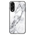 Miniatyrbillede 1 af 9: SKALO Samsung S25 Edge Marmor Hærdet Glas TPU Cover - #2