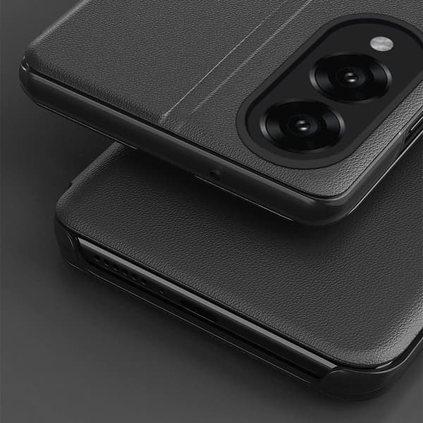 SKALO Samsung S25 Edge Clear View Window Cover - Grøn