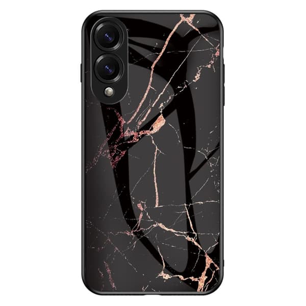 SKALO Samsung S25 Edge Marmor Härdat Glas TPU Skal - Motiv 1