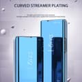 Pikkukuva 3 / 7: SKALO Samsung S25 Edge Clear View Lompakkokotelo - Ruusukulta