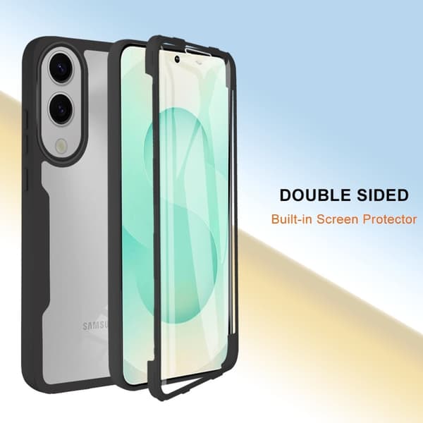 SKALO Samsung S25 Edge 360 TPU Cover - Sort