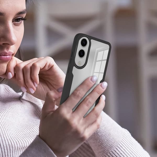 SKALO Samsung S25 Edge 360 TPU Cover - Sort