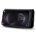 Miniatyrbillede 3 af 11: DG MING Samsung S25 Edge 2-i-1 Magnet Flip Cover - Sort