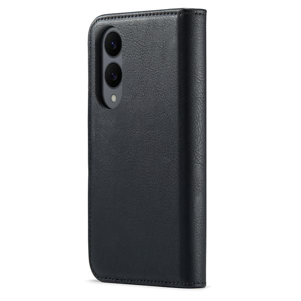 DG MING Samsung S25 Edge 2-i-1 Magnet Flip Cover - Sort