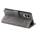 Miniatyrbillede 4 af 6: SKALO Samsung S25 Edge Mandala Flip Cover - Grå