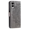 Miniatyrbillede 6 af 6: SKALO Samsung S25 Edge Mandala Flip Cover - Grå