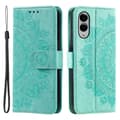 Miniatyrbillede 1 af 6: SKALO Samsung S25 Edge Mandala Flip Cover - Turkis