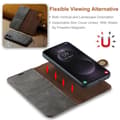 Pikkukuva 5 / 11: DG MING Samsung S25 Edge 2-in-1 Magneetti Lompakkokotelo - Harmaa