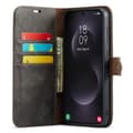 Pikkukuva 2 / 11: DG MING Samsung S25 Edge 2-in-1 Magneetti Lompakkokotelo - Harmaa