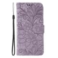 Miniatyrbillede 4 af 5: SKALO Samsung S25 Edge Mandala Blomst Flip Cover - Lilla