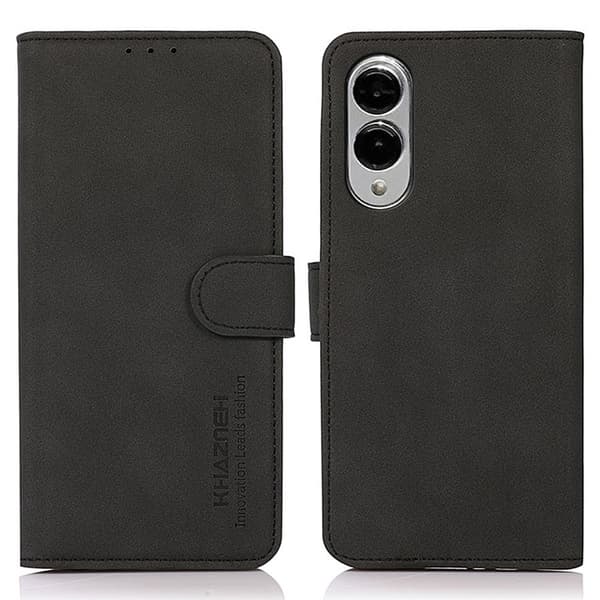 SKALO Samsung S25 Edge KHAZNEH Plånboksfodral - Svart