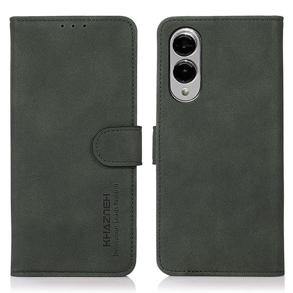 SKALO Samsung S25 Edge KHAZNEH Lompakkokotelo - Vihreä
