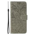 Pikkukuva 4 / 5: SKALO Samsung S25 Edge Mandala Kukka Lompakkokotelo - Harmaa
