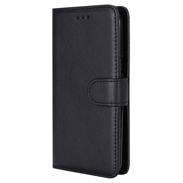 SKALO Samsung S25 Edge 2-in-1 Magneettinen Irrotettava Lompakkokotelo - Musta