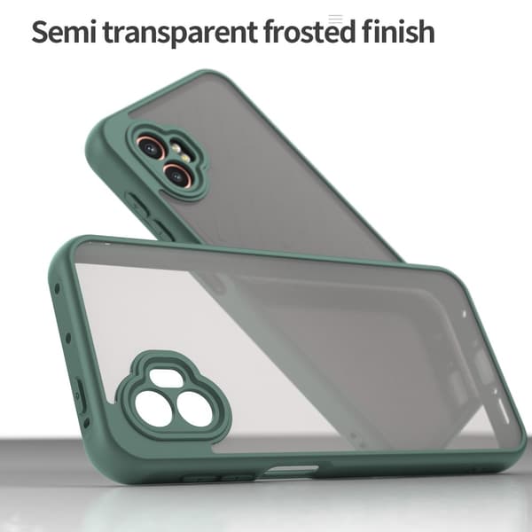 SKALO Samsung XCover7 Pro Color Bumper Frosted Suojakuori - Vihreä