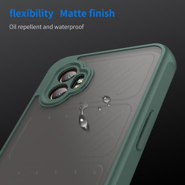 SKALO Samsung XCover7 Pro Color Bumper Frosted Suojakuori - Vihreä