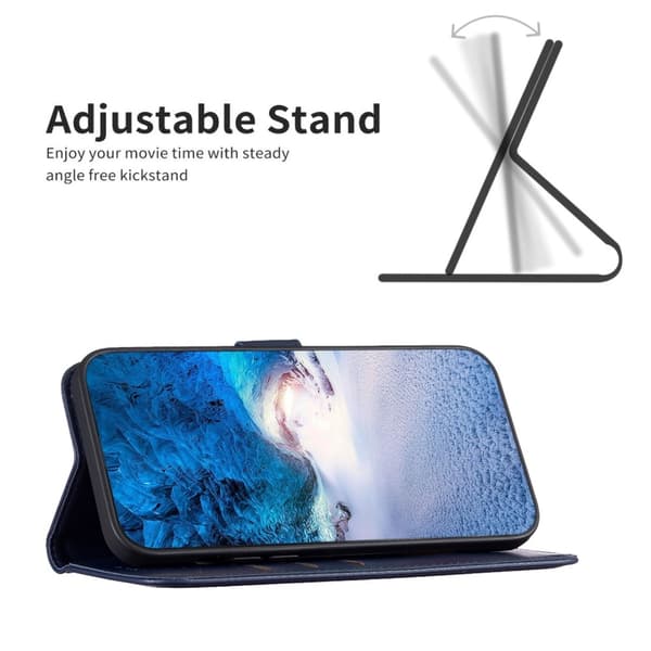SKALO Samsung XCover7 Pro BINFEN COLOR BF17 Lompakkokotelo - Sininen
