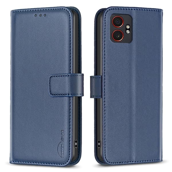 SKALO Samsung XCover7 Pro BINFEN COLOR BF17 Lompakkokotelo - Sininen