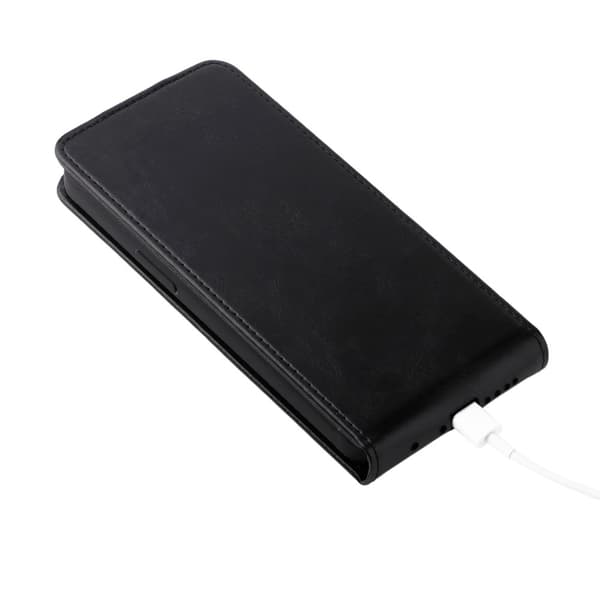 SKALO Samsung XCover7 Pro Pysty PU-nahka Suojakuori - Musta