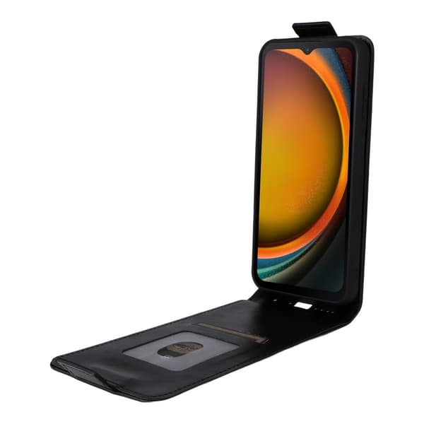 SKALO Samsung XCover7 Pro Pysty PU-nahka Suojakuori - Musta