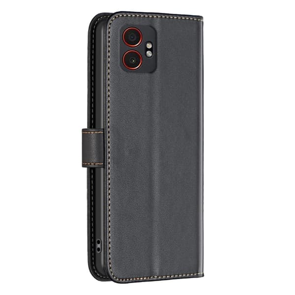 SKALO Samsung XCover7 Pro BINFEN COLOR BF17 Lompakkokotelo - Musta