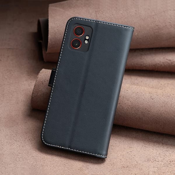 SKALO Samsung XCover7 Pro BINFEN COLOR BF17 Lompakkokotelo - Musta