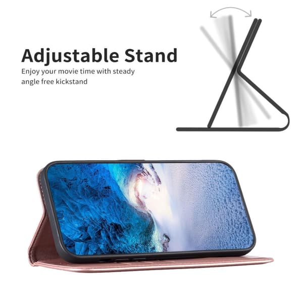 SKALO Samsung XCover7 Pro BINFEN COLOR BF17 Flip Cover - Rosa guld