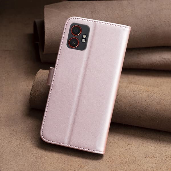 SKALO Samsung XCover7 Pro BINFEN COLOR BF17 Flip Cover - Rosa guld