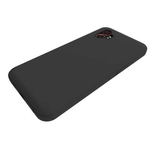 SKALO Samsung XCover7 Pro Mattamusta Ultrahohut TPU Suojakuori - Musta