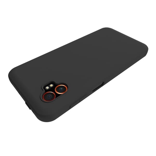 SKALO Samsung XCover7 Pro Mattamusta Ultrahohut TPU Suojakuori - Musta