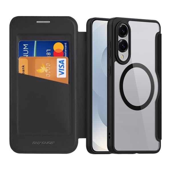 DUX DUCIS Samsung S25 Edge Skin X Pro Lompakkokotelo - Musta