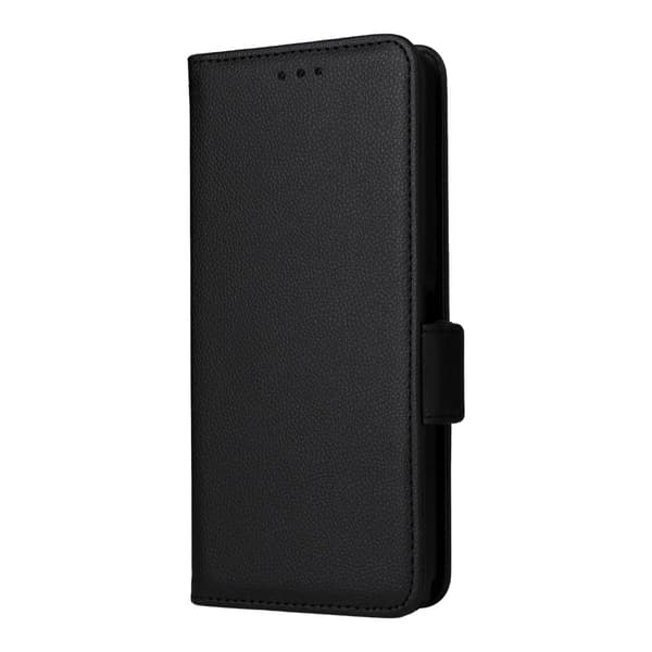 SKALO Samsung XCover7 Pro Litchi Tekstur Etui Flip Cover - Sort