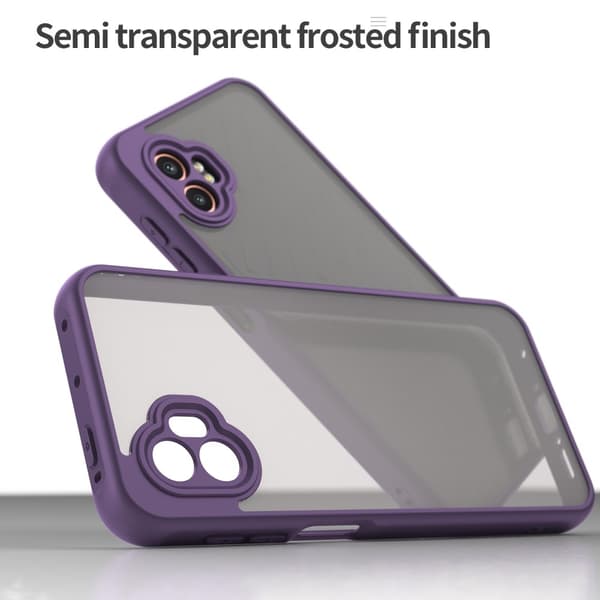 SKALO Samsung XCover7 Pro Color Bumper Frosted Suojakuori - Violetti