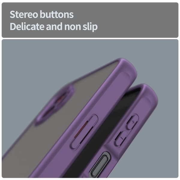 SKALO Samsung XCover7 Pro Color Bumper Frosted Suojakuori - Violetti