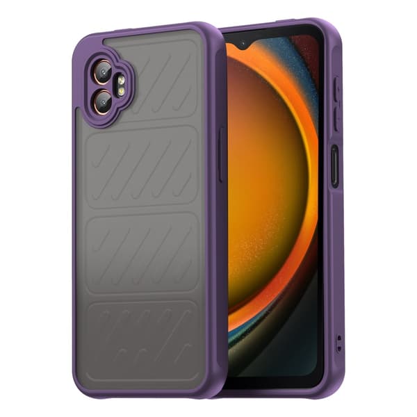 SKALO Samsung XCover7 Pro Color Bumper Frosted Suojakuori - Violetti