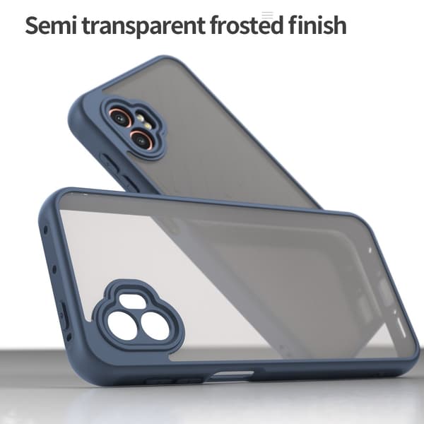 SKALO Samsung XCover7 Pro Color Bumper Frosted Suojakuori - Sininen