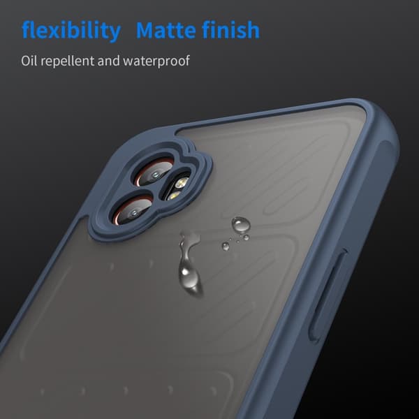 SKALO Samsung XCover7 Pro Color Bumper Frosted Suojakuori - Sininen