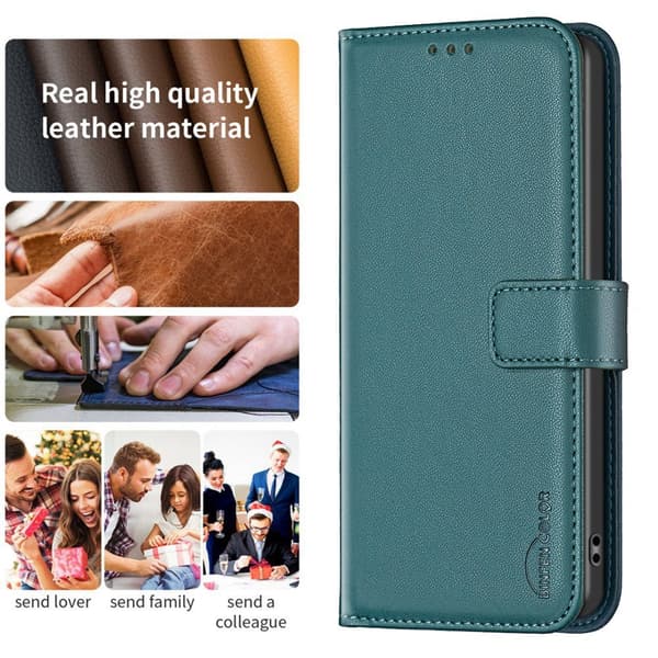 SKALO Samsung XCover7 Pro BINFEN COLOR BF17 Flip Cover - Grøn