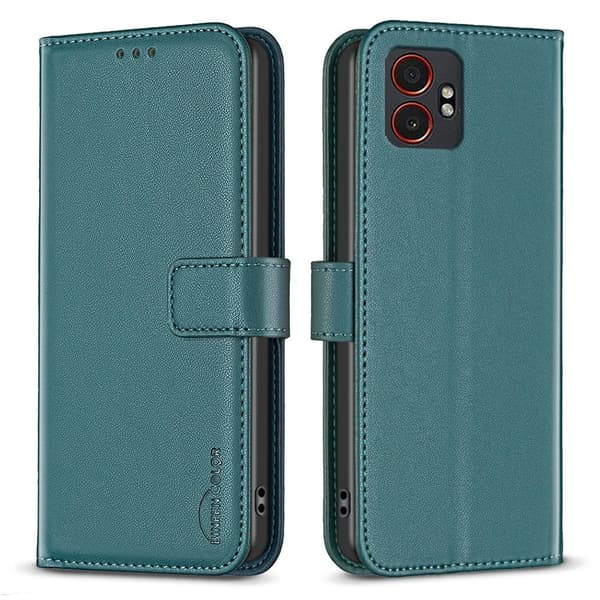 SKALO Samsung XCover7 Pro BINFEN COLOR BF17 Flip Cover - Grøn