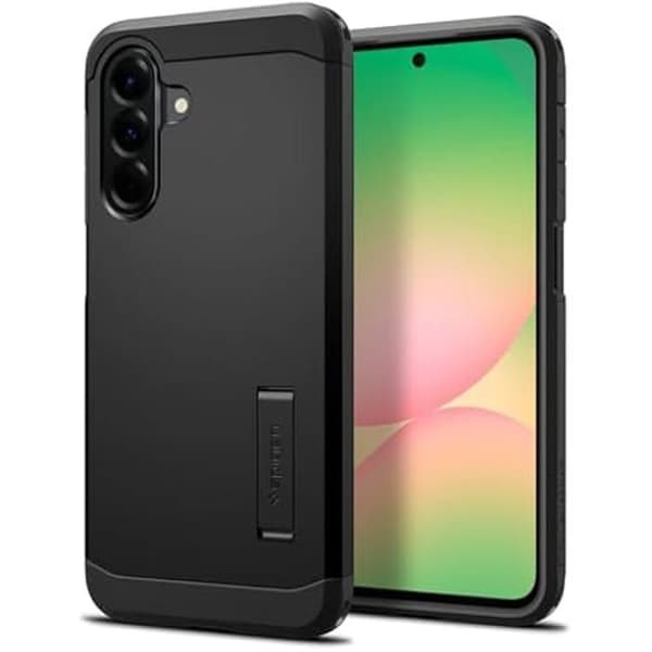 Coque - SPIGEN - Tough Armor - Stötte-skydd - Hybrid skydd - Kompatibel med Samsung Galaxy A56 5G - Svart