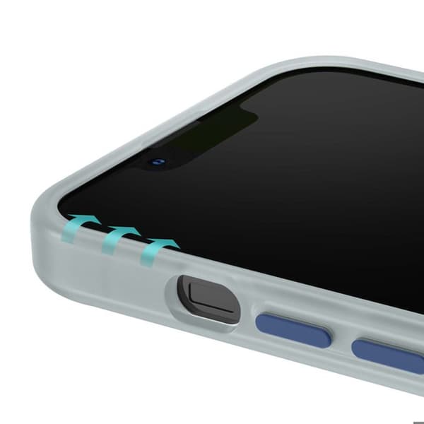 Coque MagSafe för iPhone 16e Mate Skydd 360° Blå