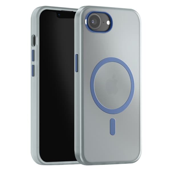 Coque MagSafe för iPhone 16e Mate Skydd 360° Blå