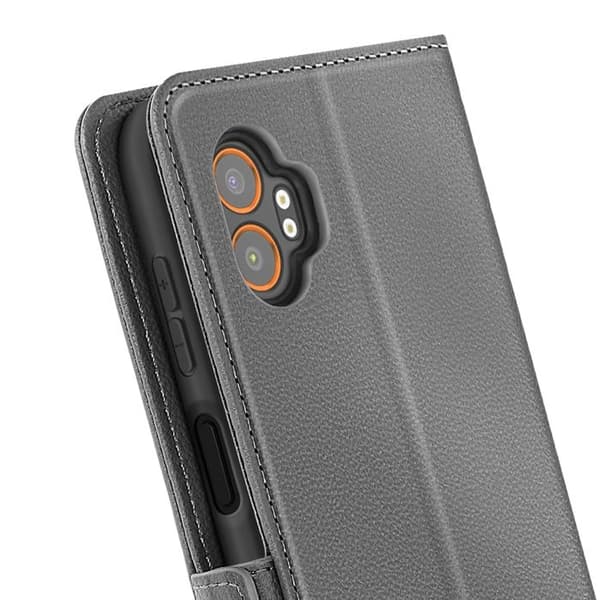 Étui Clapet för Galaxy XCover 7 Pro med Rem Stöd Plånbok Grå