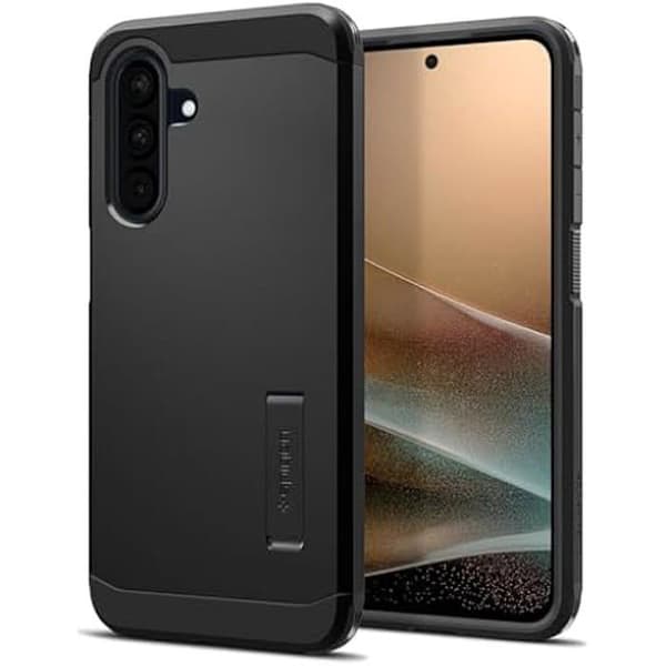 Coque - SPIGEN - Tough Armor - Stötdämpande - Hybrid Skydd - Kompatibel med Samsung Galaxy A36 5G - Svart